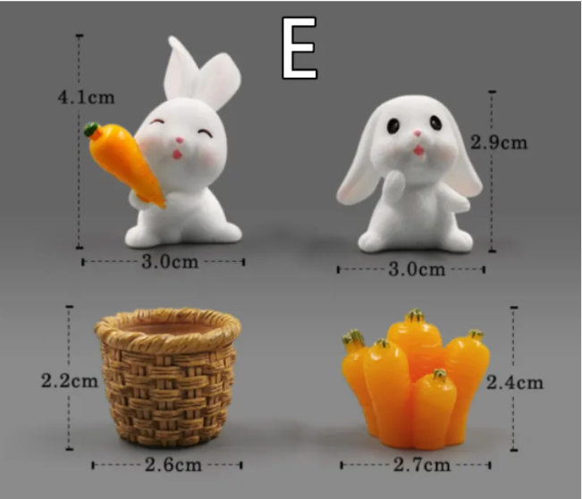 Mini Resin Animal Figurines ƒ?? DIY Micro-Landscape Decor