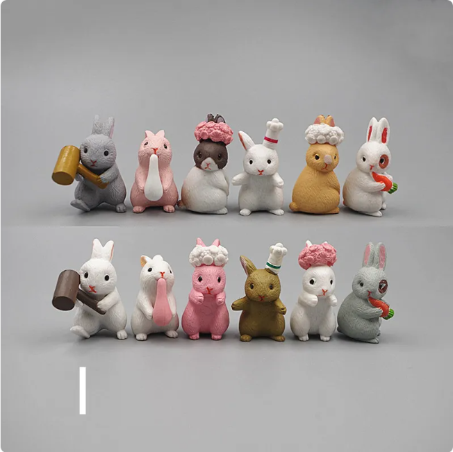 Mini Resin Animal Figurines ƒ?? DIY Micro-Landscape Decor