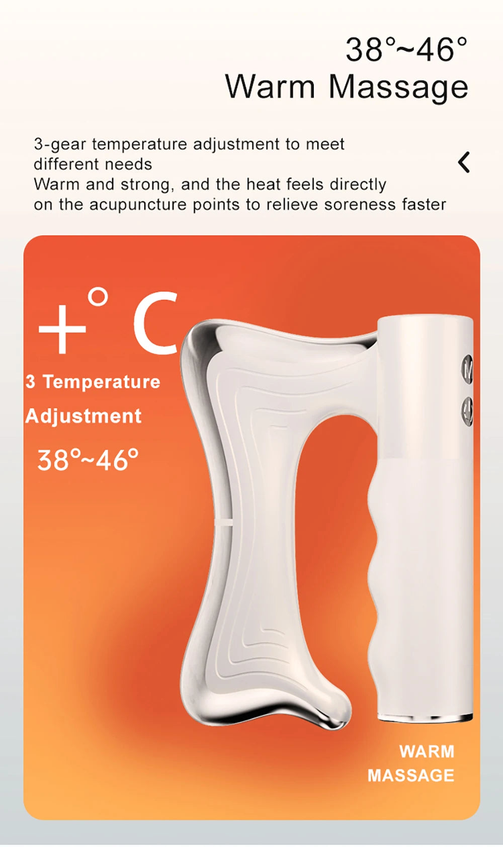 Electric Deep Tissue Massage Blade ƒ?? Heated Fascia Relaxation Tool