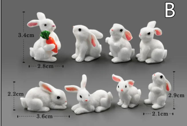 Mini Resin Animal Figurines ƒ?? DIY Micro-Landscape Decor
