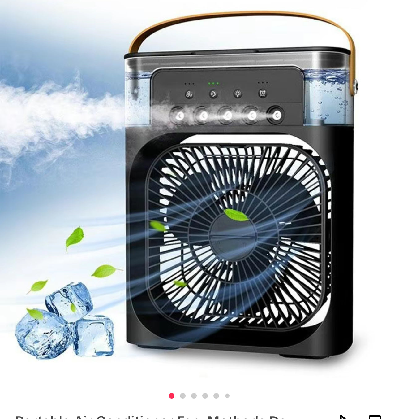 Portable 3-in-1 Air Cooler Fan ƒ?? Mini AC for Room, Office & Car | Fast Cooling + Humidifier | Ships from USA Ð??§Ð??÷ | TikTok & Amazon Hot Seller!