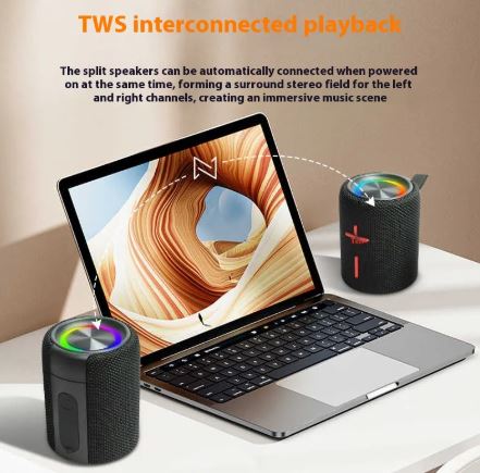Magnetic Split Bluetooth Subwoofer Speaker ƒ?? High-Fidelity Portable Audio