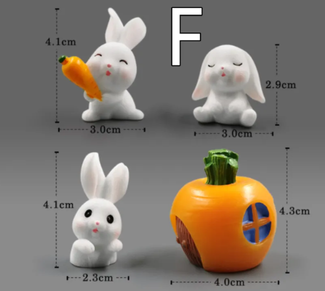Mini Resin Animal Figurines ƒ?? DIY Micro-Landscape Decor
