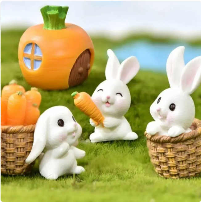 Mini Resin Animal Figurines ƒ?? DIY Micro-Landscape Decor